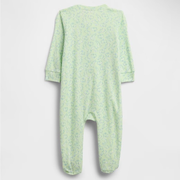 GAP Light Green Kids Footie One Piece - Picture 3 of 3